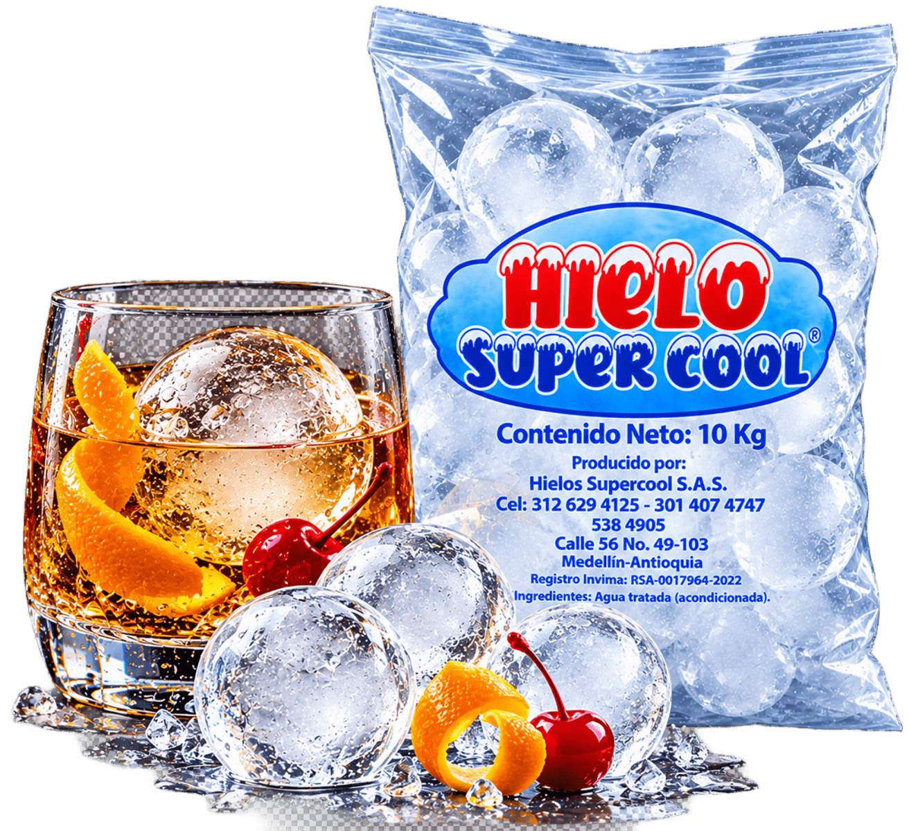 Esferas de Hielo VIP Hielo Super Cool